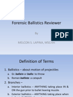 Forensic Ballistics