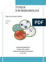 Buku Petunjuk Praktikum Mikrobiologi Bab 1 Dan 2