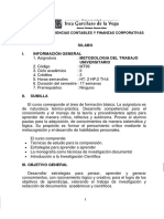 Sílabo Del II Ciclo de Contabilidad