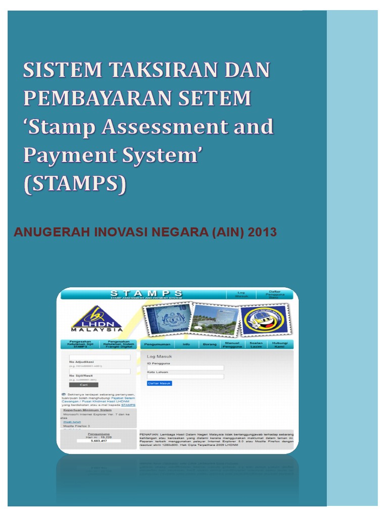 1151 Stamp Assessment and Payment System Stamps PDF