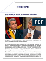 Lenin Moreno El Sucesor Incomodo Por Rafael Rojas