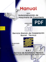 Manual de Autoconstrucción de Maquinaria de Carpintería PDF