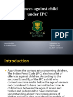 Offences in IPC Related To Child