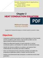 Ecuacion de la conduccion de calor 