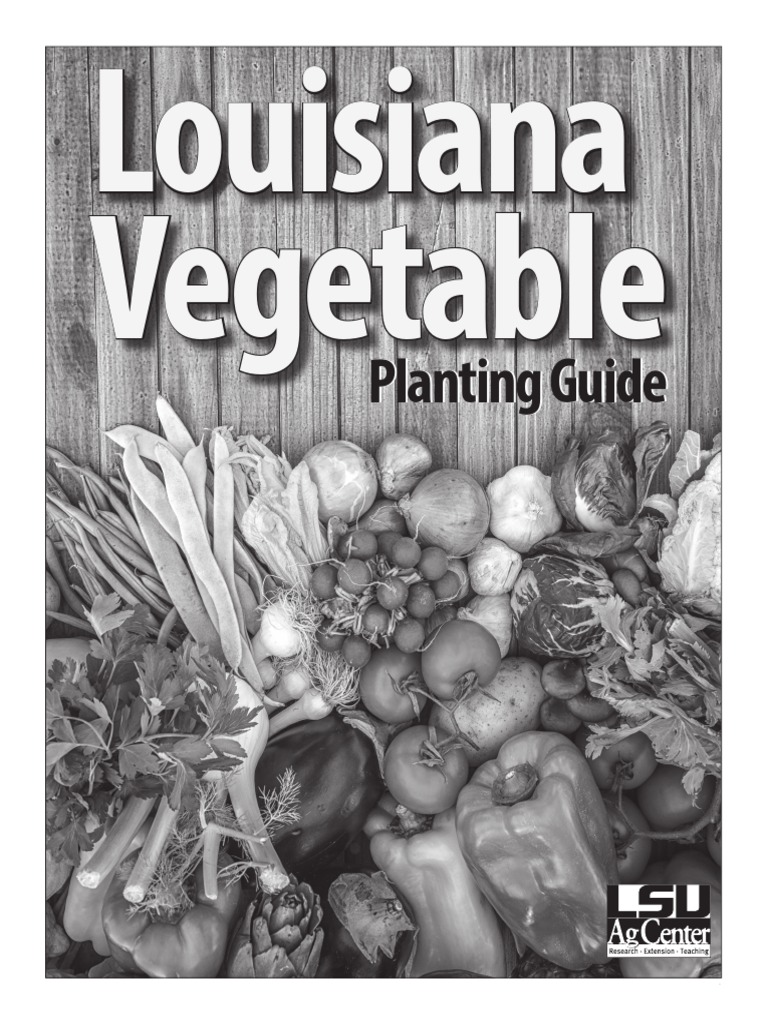LSUAg Planting Guide PDF Vegetables Fertilizer