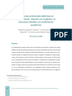 Conductas antisociales en adolescentes: factores de riesgo