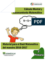 Cuaderno de Cálculo Mental 3