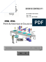 Devoir de Contrôle N°1 - Technologie Poste Automatique de Collage Des Etiquettes - 1ère AS (2013-2014) Mme Toumi Ben Abdallah Imen (Full Permission)