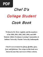 Chef D's Cook Book: College Student