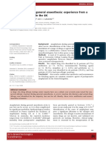 Anaphylaxis During General Anaesthesia Experience From A Drug Allergy Centre in The UK