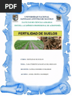 Fertilidad de Suelos - Oregano