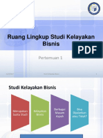 Ruang Lingkup Studi Kelayakan Bisnis