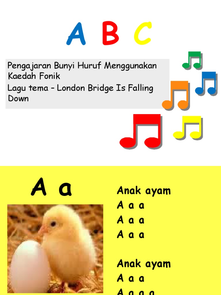 Pengajaran Bunyi Huruf Fonik ABC | PDF