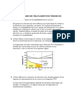 Tratamientos térmicos aceros influencia carbono diagramas TTT