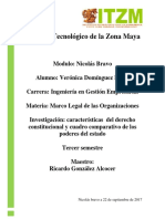 INVESTIGACION DE LAS  CARACTERISTICAS DEL DERECHO CONSTITUCIONAL Y CUADRO COMPARATIVO.docx