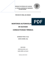 Morteros Autonivelantes de Elevada Conductividad Térmica