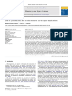 2010 - Use of Cyanobacteria For in Situ Resource Use in Space Applications