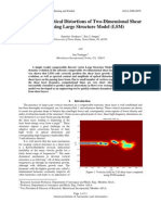 Simulation of Optical Distortions of Two-Dimensional Shear Layer Using Large Structure Model (LSM)