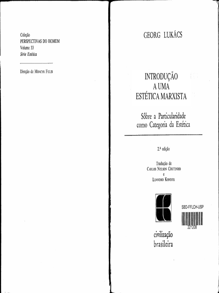 Lukacs Introducao A Uma Estetica Marxista | PDF