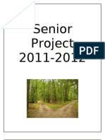 2011-2012 Senior Project Packet