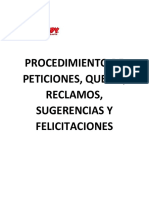 Procedimiento de Peticiones