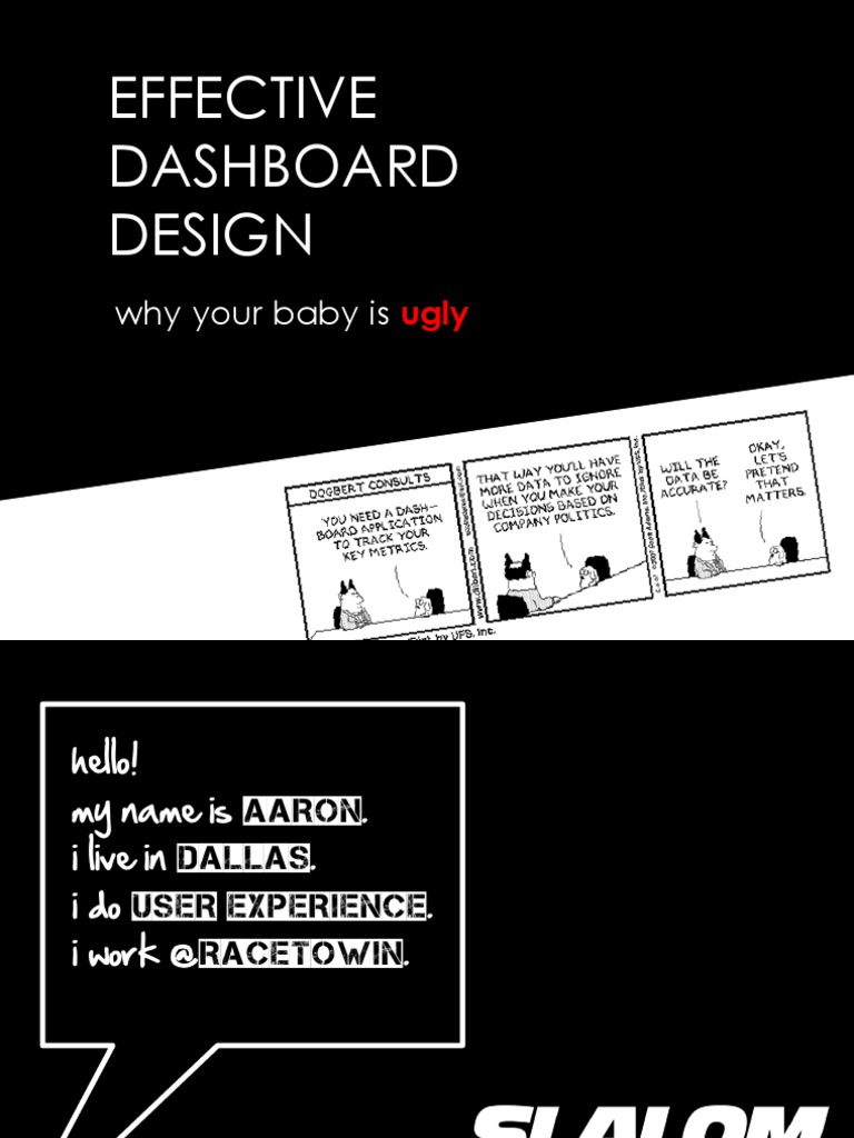 Effective Dashboard Design Principles | PDF | Information Science ...