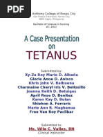 Download Tetanus Case Study by Xy-Za Roy Marie SN36671085 doc pdf