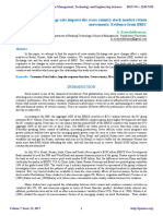 Do the Exchange rate impacts the cross country stock market return movements