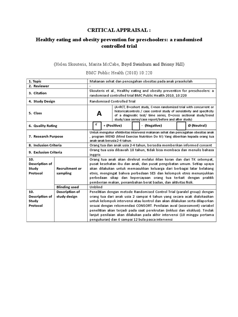 HOW TO WRITE A CRITICAL APPRAISAL EXAMPLE visual data 7