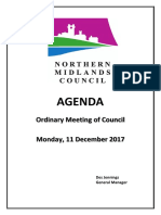 Northern Midlands Council December Agenda 