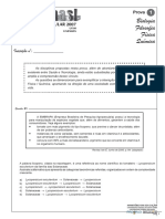 Vestibular 2007 Ufsm Unipampa