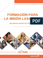 Cuadernos MEL 51 Formación para La Misón Lasaliana