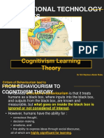 Cognitivism Learning Theory