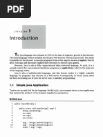 Intro: 1.1 Simple Java Application