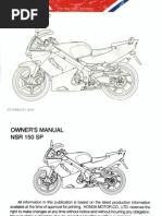 Download Honda NSR150SP OM by Willie SN36672467 doc pdf