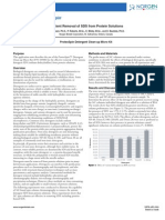 Efficient Removal of SDS From Protein Solutions