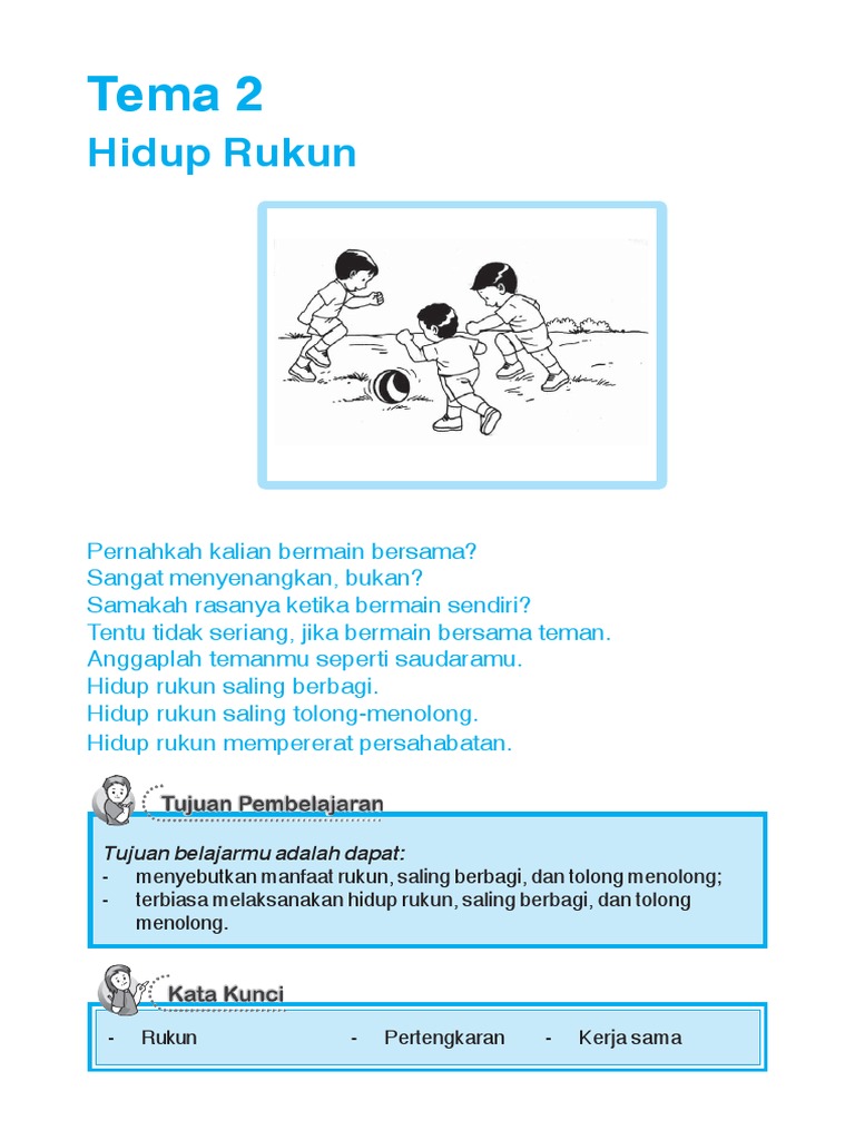 Pkn Sd Mi Kelas 2 Tema 2