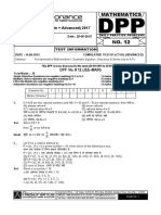 XI Maths DPP (05) - Basic Maths + Quadratic Equation + Sequence - Series