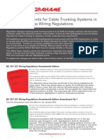 Wiring Regulations Cable Trunking