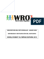 WRO 2013 - Descripcin Del Reto - JuniorHigh PDF