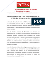 Comunicado PCP sobre a HPEM