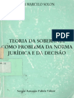 Ari Marcelo Solon - Teoria Da Soberania Como Problema Da Norma Jurídica e Da Decisão