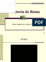Historia de Roma y Cursus Honorum.1