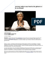 Judith Butler Escreve Sobre Sua Teoria de Gênero e o Ataque Sofrido No Brasil - 19-11-2017 - Ilustríssima - Folha de S