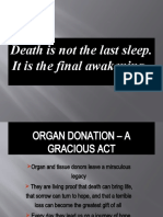 Organ Donation - A Gracious Act