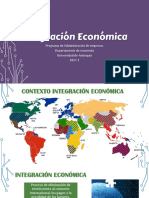 Clase 13 -Integración Económica