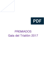 Premiados Triatlón 2017