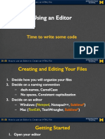 Using An Editor!: Time To Write Some Code!