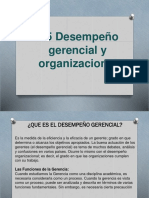 1.5 Desempeño Gerencial y Organizacional.