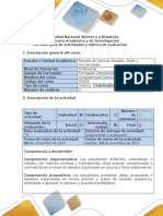 Guía de Actividades y Rúbrica de Evaluación Taller 6. Evaluación de Texto Escrito